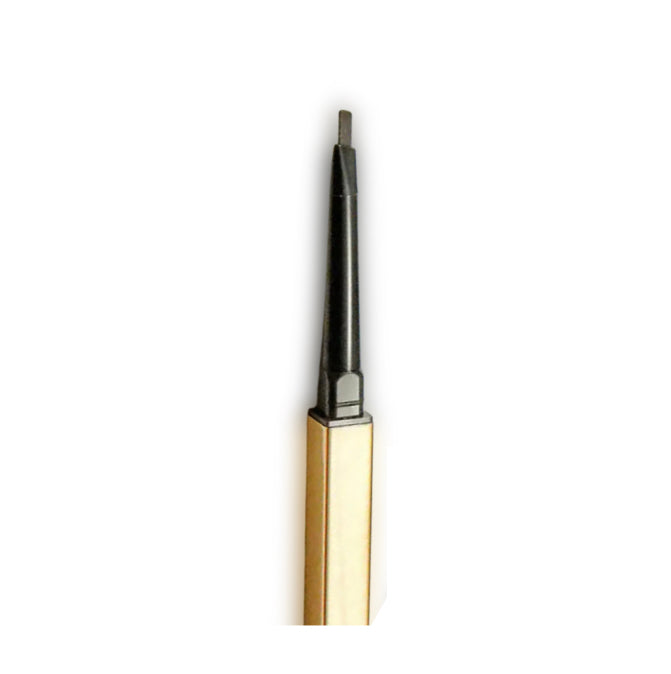 Slanted brow pencil with gold handle